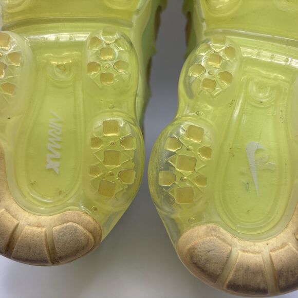 Size 7 Nike Air VaporMax Plus Cream & Green/Yellow DJ3023-700 - Picture 9 of 13